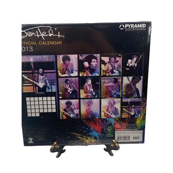 Official Jimi Hendrix 2013 Wall Calendar New Sealed Collectors Item Memorabilia - Picture 5 of 7